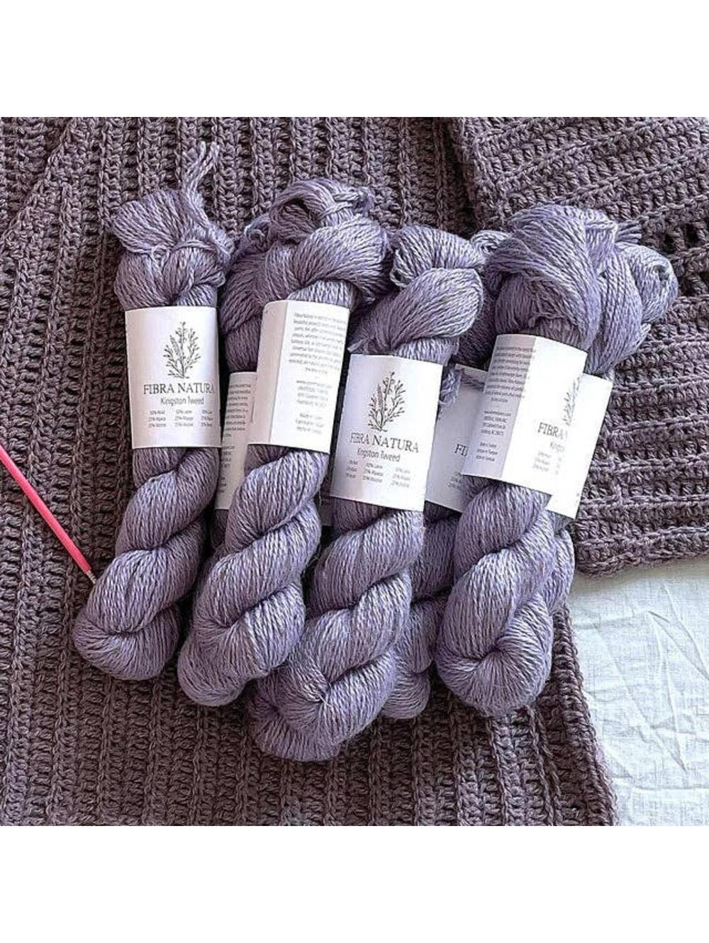 10 bundle Kingston Tweed wool alpaca blend yarn - DK weight 194 yards each
